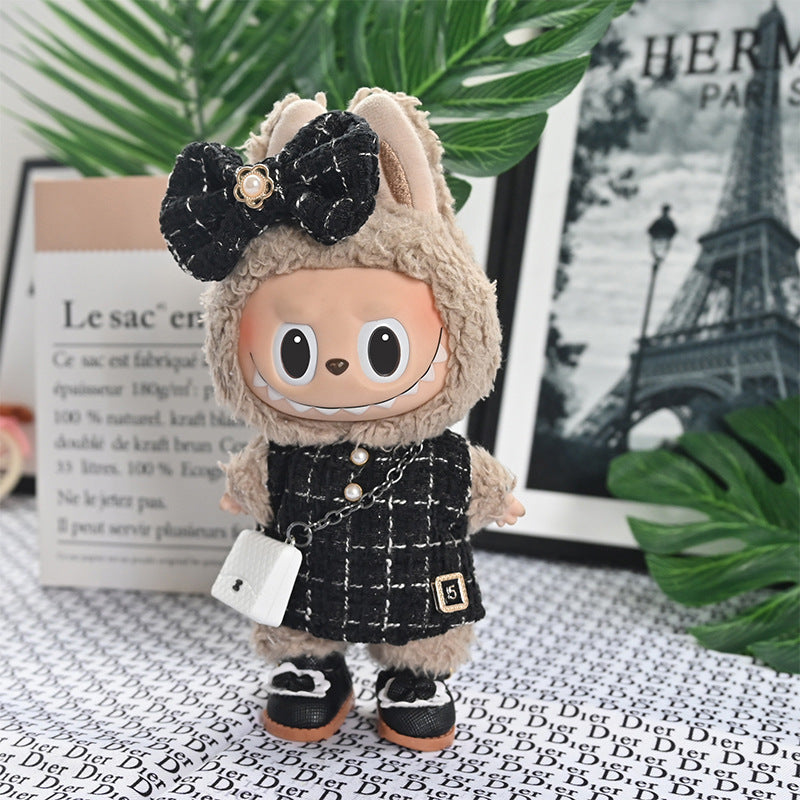 Labubu Doll Clothes Set for 17cm Pendant Doll - Outfits & Accessories