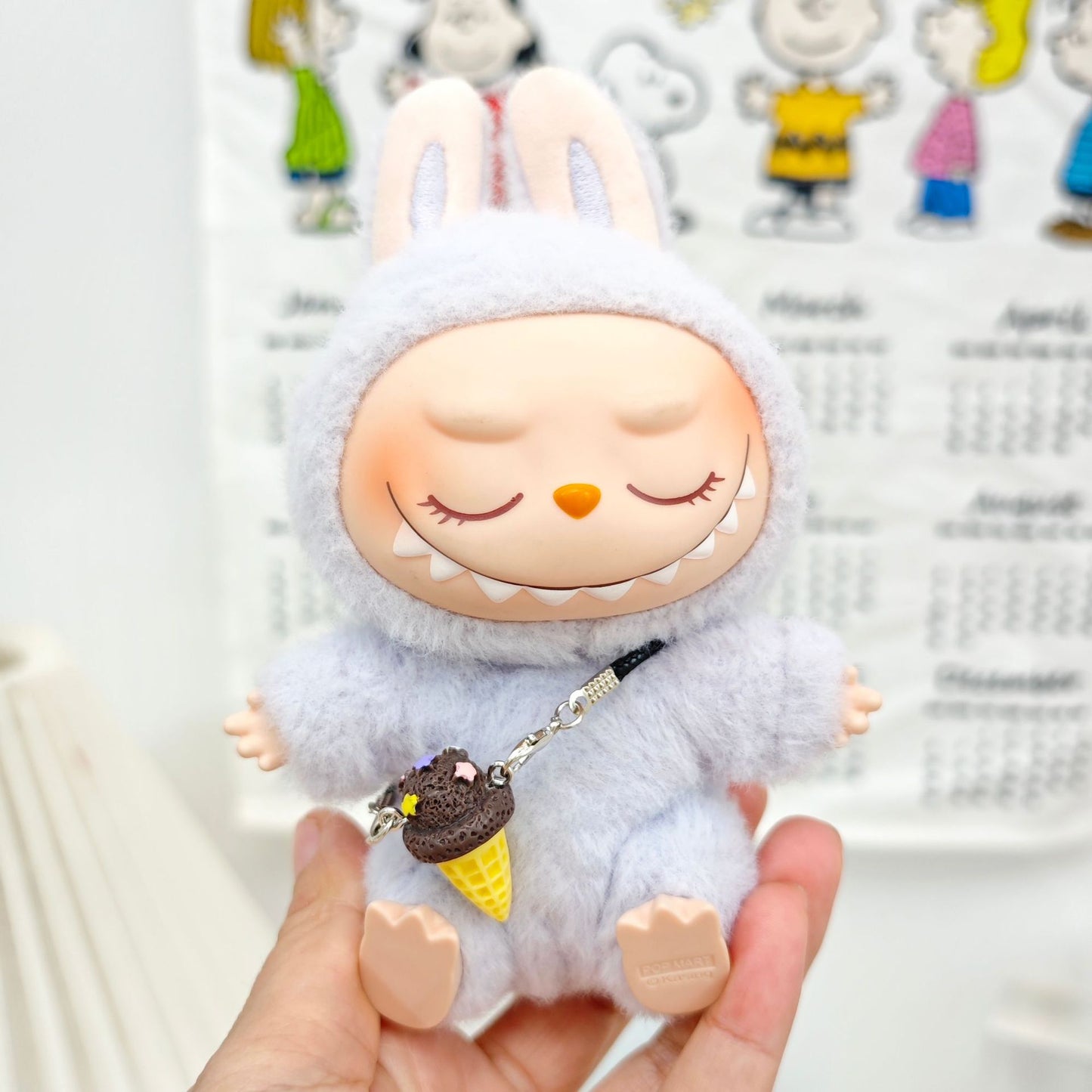 Labubu Doll Clothes Set - Sweater, Shawl & Hat for 1st-3rd Gen Pendants
