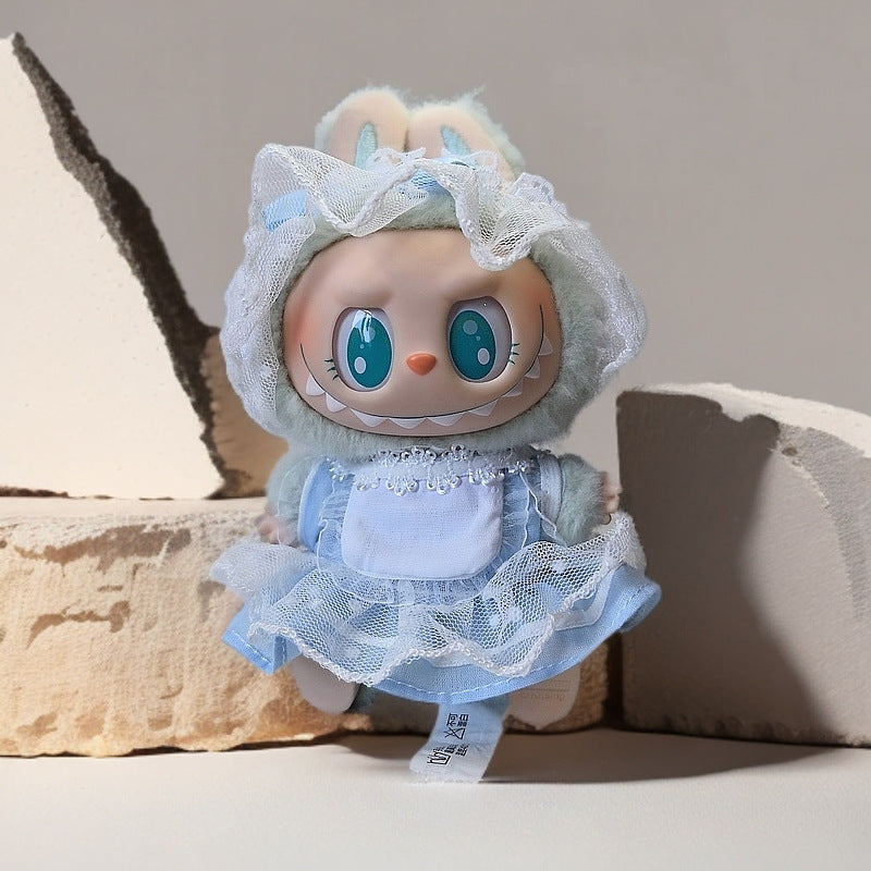 Labubu Doll Outfit Set - Skirt, Hat & Accessories