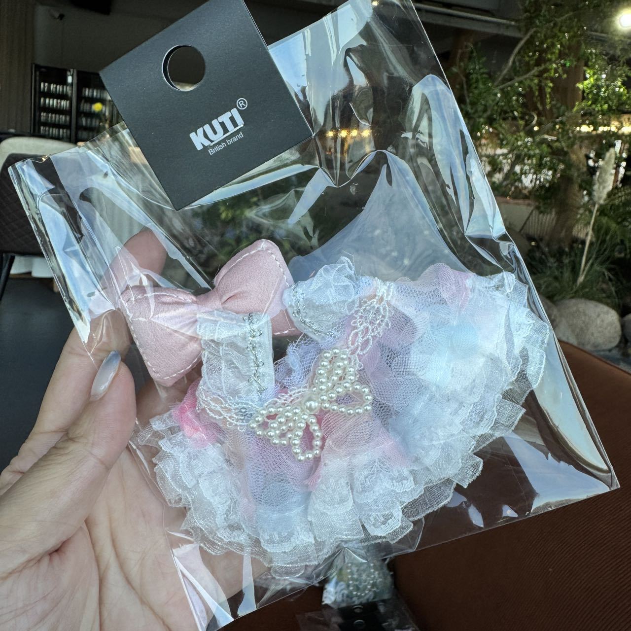 Labubu Doll Butterfly Dress Outfit for 17cm Pendant Doll