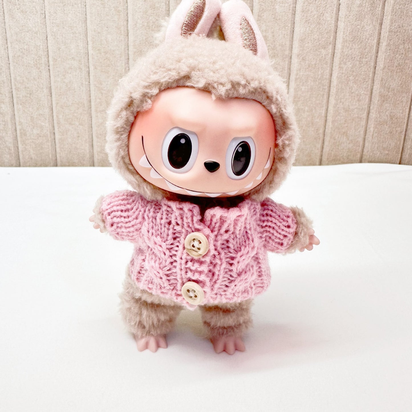 15cm blind box cloth cloth clothes pendant labubu Christmas suit handmade elk pig suit hoodie