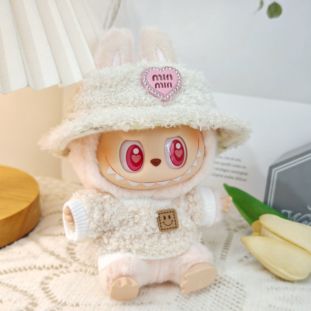 Labubu Doll Outfit Set - Cute Baby Clothes & Accessories for Vinyl Dolls