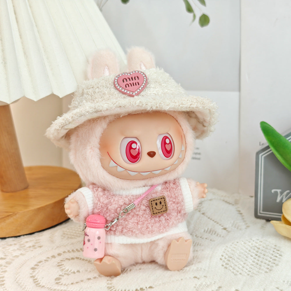 Labubu Doll Outfit Set - Cute Baby Clothes & Accessories for Vinyl Dolls