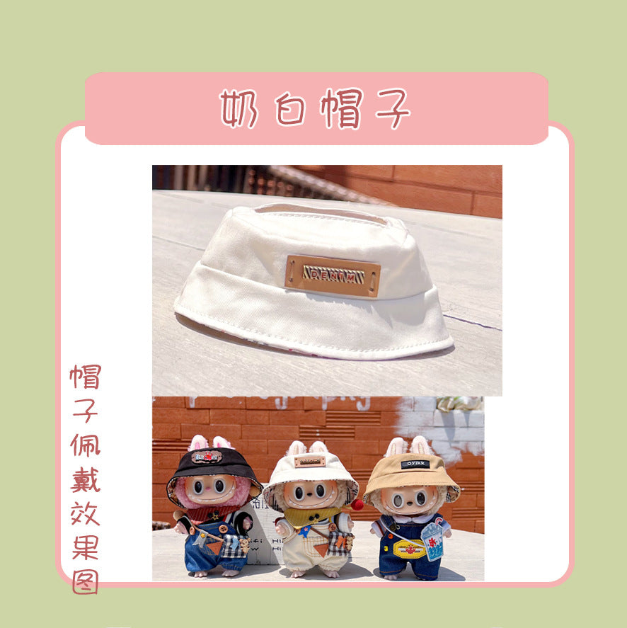 Labubu Doll Clothes for 17cm Vinyl Doll - Cute Outfits