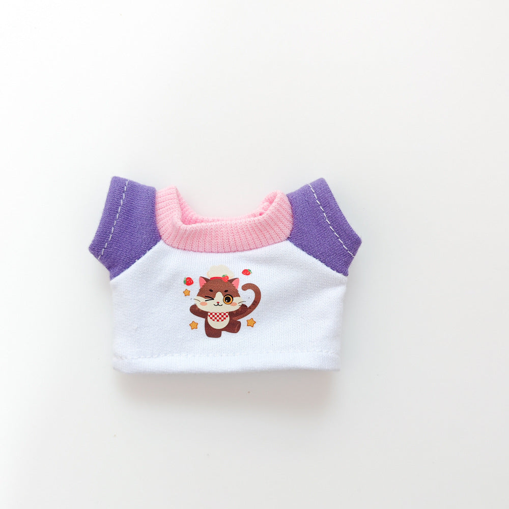 Labubu Doll Outfit Set - Cute T-Shirt, Pants & Hat for 1st, 2nd, 3rd Gen