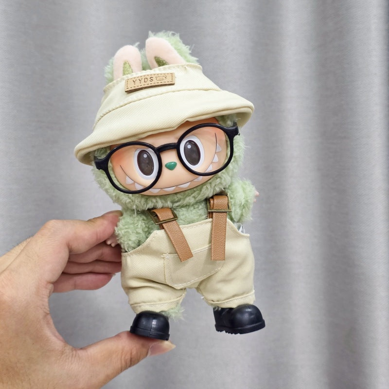 Wholesale Labubu Doll Clothes 17cm Accessories First, Second, Third Generation Vinyl Plush Doll Outfit Set