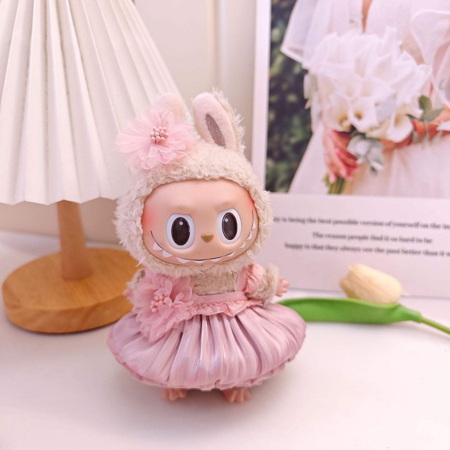 Labubu Doll Wedding Dress & Outfit Set for 17cm Vinyl Doll