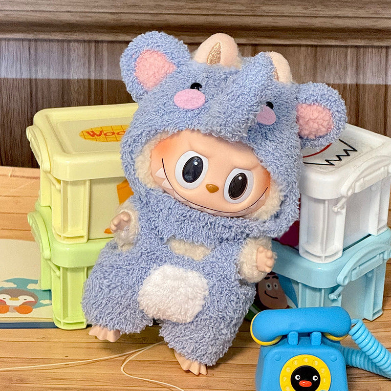 labubu Sitting Party Doll Costumes One or Two Generation Blind Box Labubu Doll Costumes Plush Vinyl Face