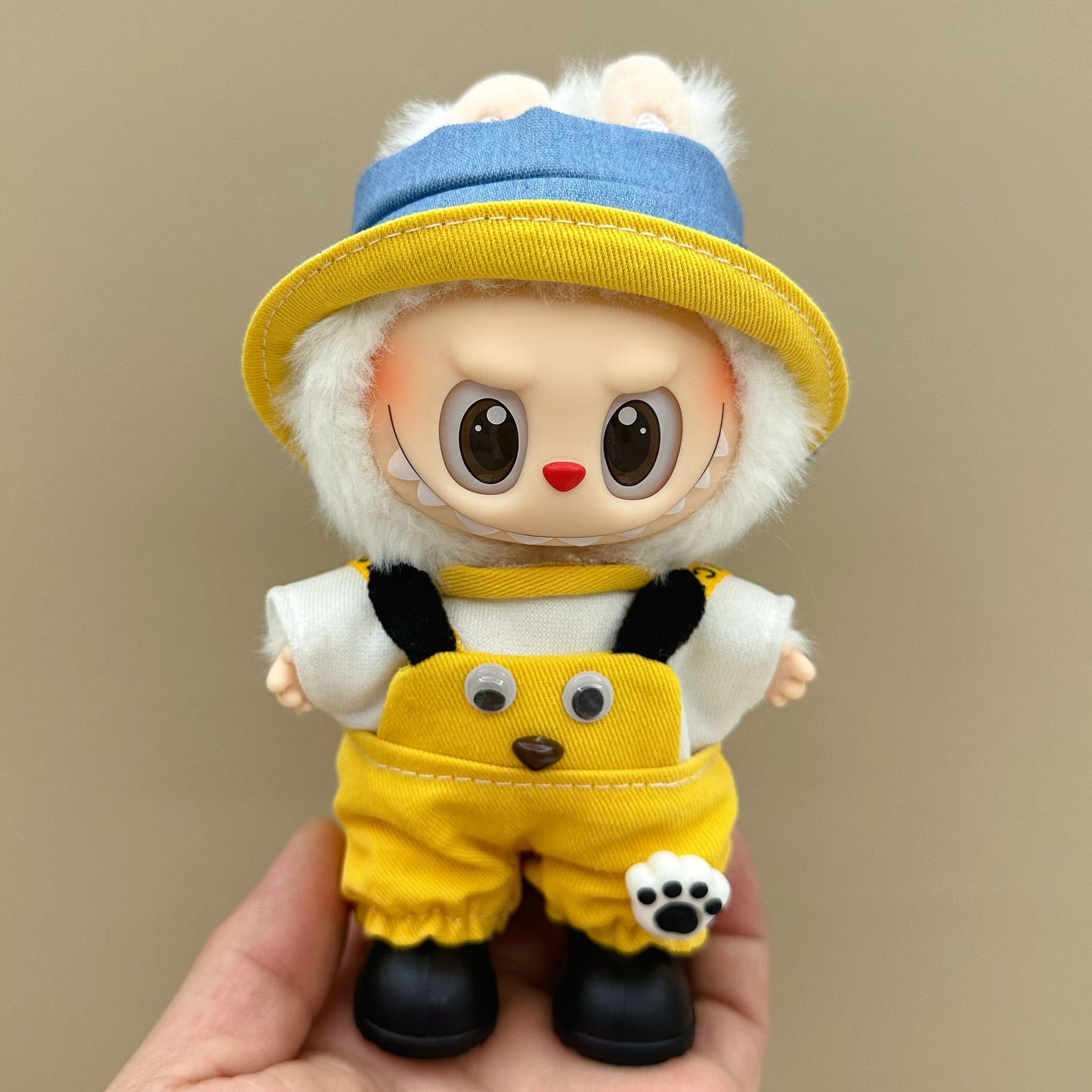 labubu doll clothes 17cm pull cloth clothes blind box doll skirt suit cute dress toy cross-border wholesale