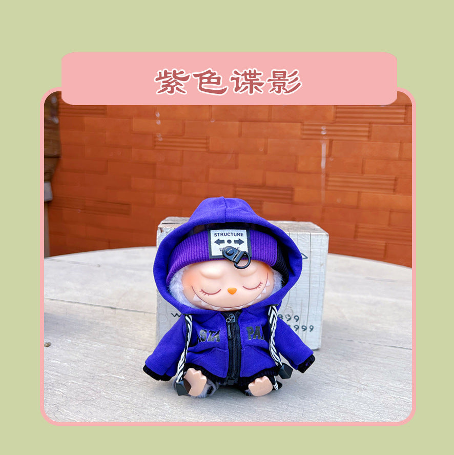 Labubu 15cm Sitting Doll Clothes - Macaron 2nd Gen Outfits
