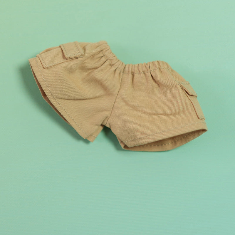 Labubu Doll Clothes Pants First, Second, and Third Generation Blind Box Labubu Doll Single Shoulder Pocket Suspender Pants