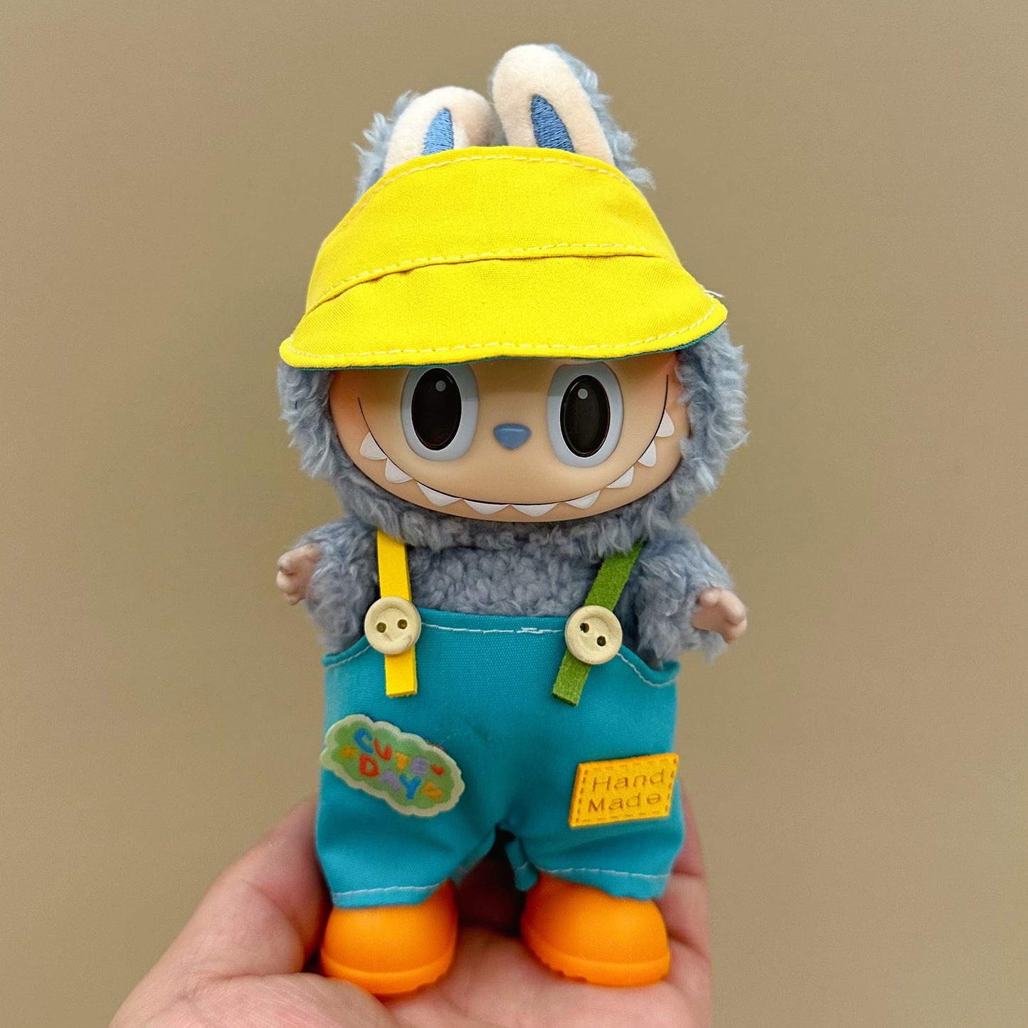 labubu doll clothes 17cm pull cloth clothes blind box doll skirt suit cute dress toy cross-border wholesale