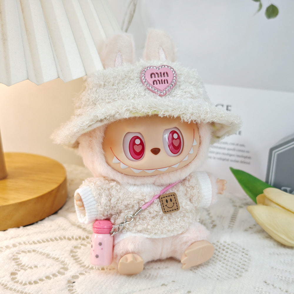 Labubu Doll Outfit Set - Cute Baby Clothes & Accessories for Vinyl Dolls