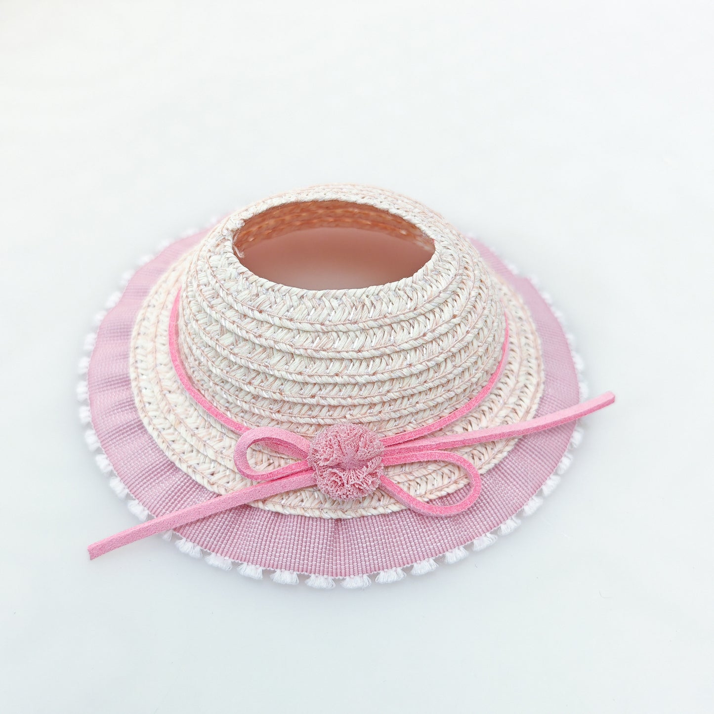 Labubu Doll Summer Outfit Set with Straw Hat & Canvas Shoes