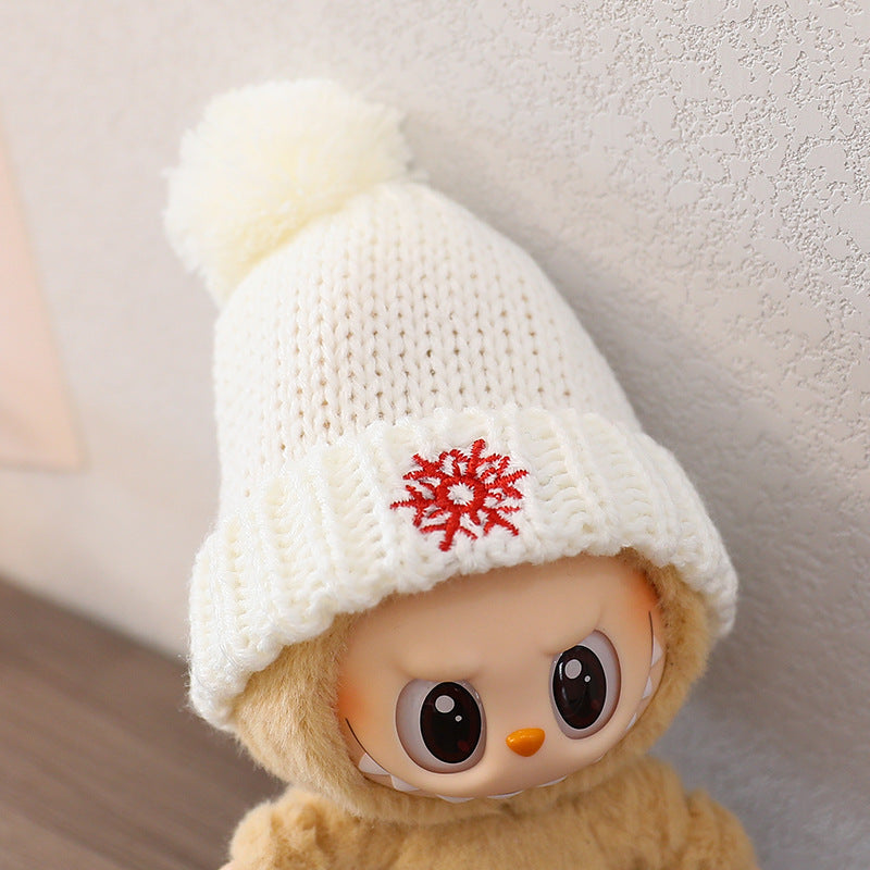 Generation II Blind Box Labubu Doll Clothes LABUBU Sit Party Doll Christmas Cloak Christmas Hat Clothes