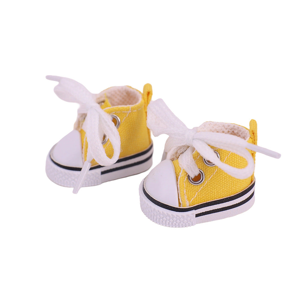 Labubu Doll Canvas Shoes - 3.8cm EXO Style for 17cm Pendant Doll