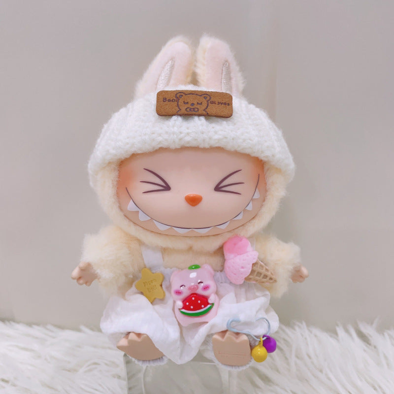 Labubu Doll Summer Ice Cream Overalls Outfit