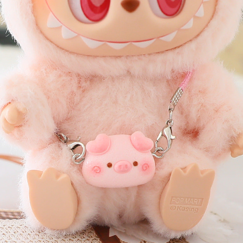 Labubu Doll Powder Skirt Sitting Party Labubu One or Two Generation Vinyl Blind Box Replacement Clothes Suspender Pants Hat Shoes