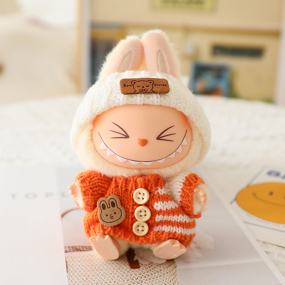 Labubu Baby Clothes Generation Two Generation Three Generation Labubu Clothes Wear Sweater Shoes Vinyl Pendant Replacement Glasses
