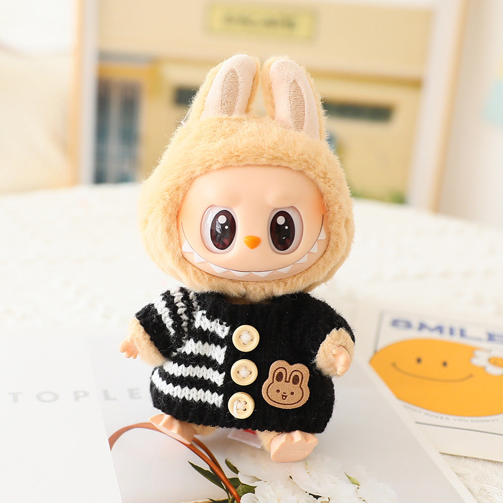 Labubu Baby Clothes Generation Two Generation Three Generation Labubu Clothes Wear Sweater Shoes Vinyl Pendant Replacement Glasses