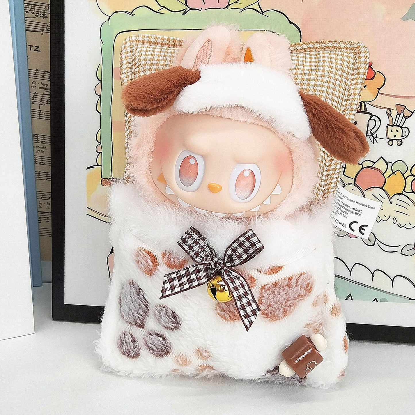 Labubu third generation doll clothes labubu 3.0 doll clothes generation second generation sitting party for blind box clothes 17cm