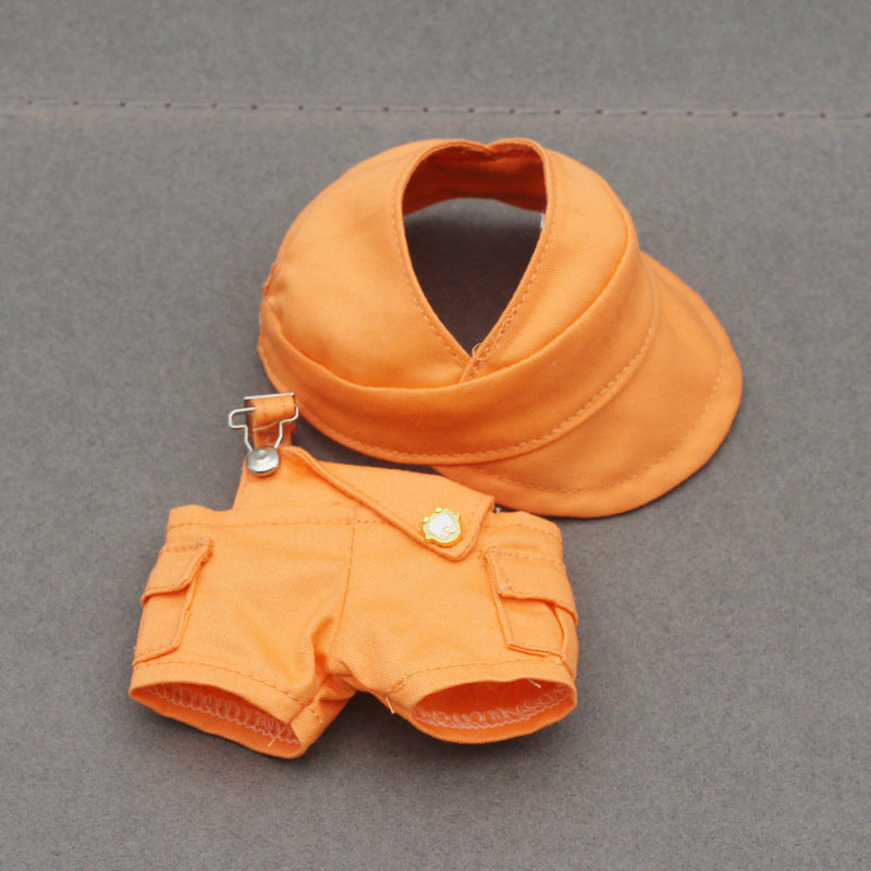 Labubu Doll Outfit - 17CM Baseball Cap & Pants Set in Multiple Colors