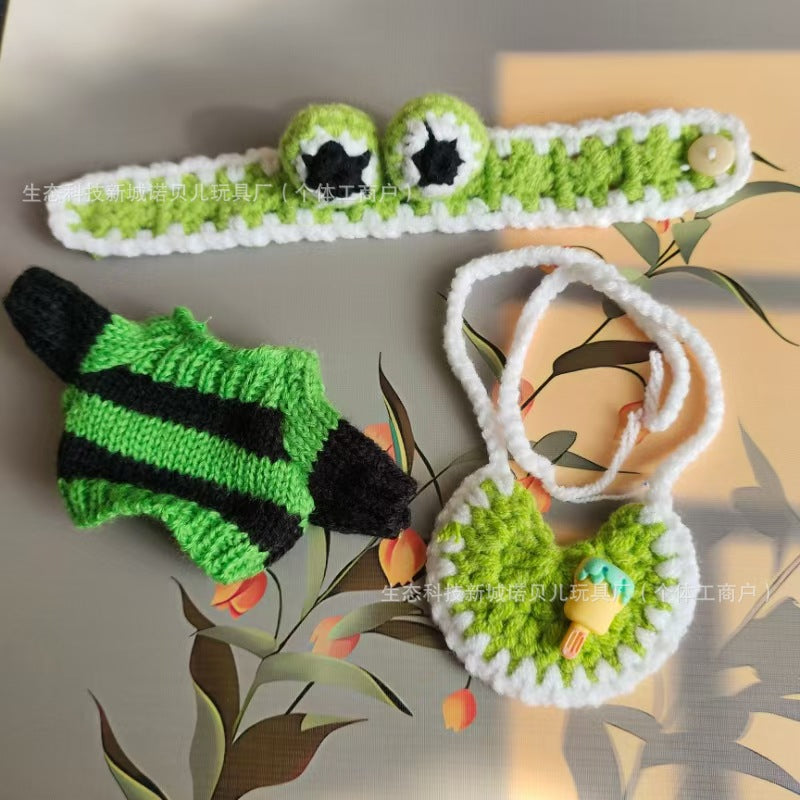 17cm Rab Cloth Doll Clothes Wedding Dress Suit Sweater Hand-made Doll Cute Pendant Doll Clothes