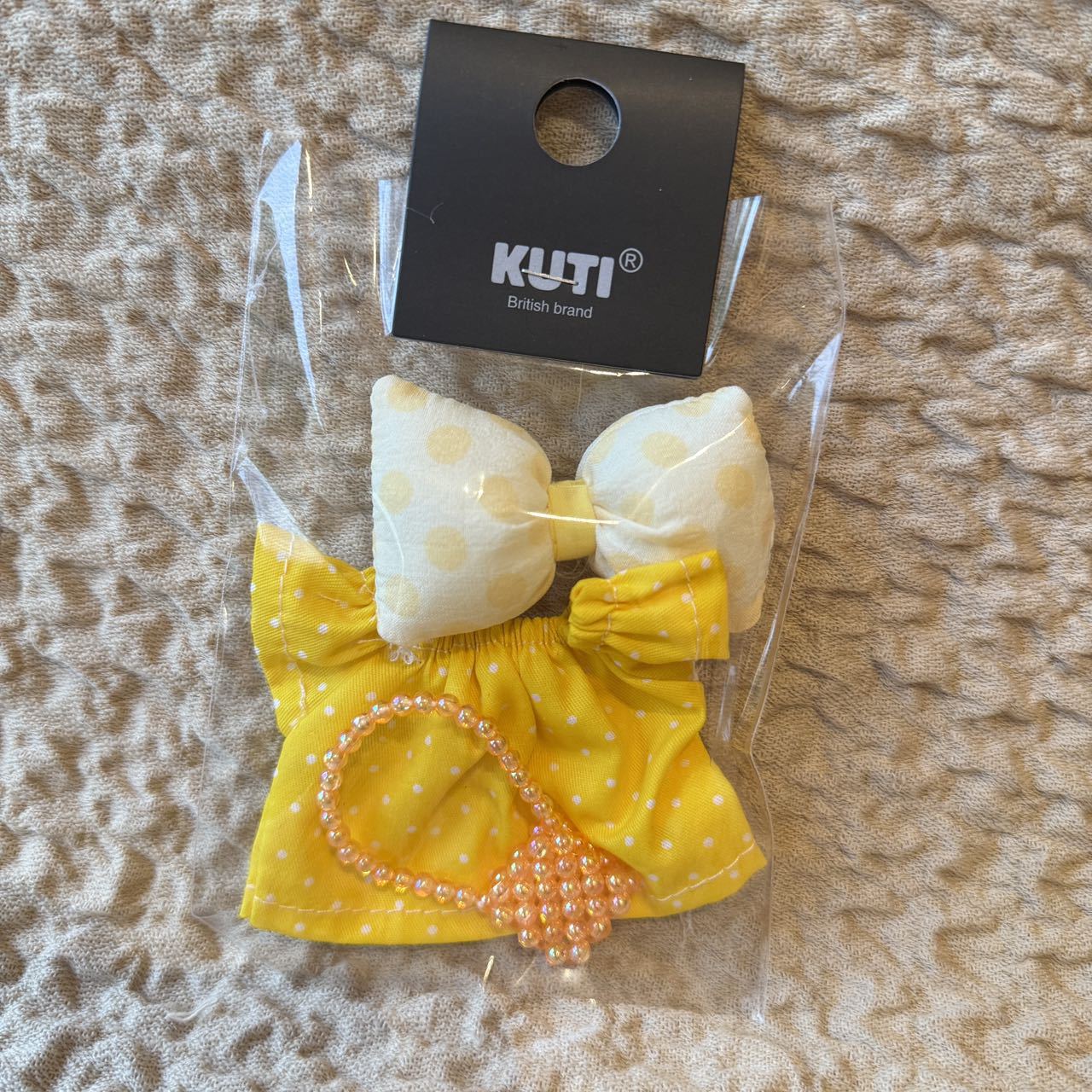 Labubu Doll Outfit Set with Pearl Bag - Polka Dot & Floral Styles