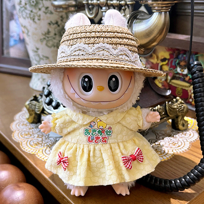 17cm Labubu Doll Baby Clothes Outfit - Casual Suit for Labubu Dolls