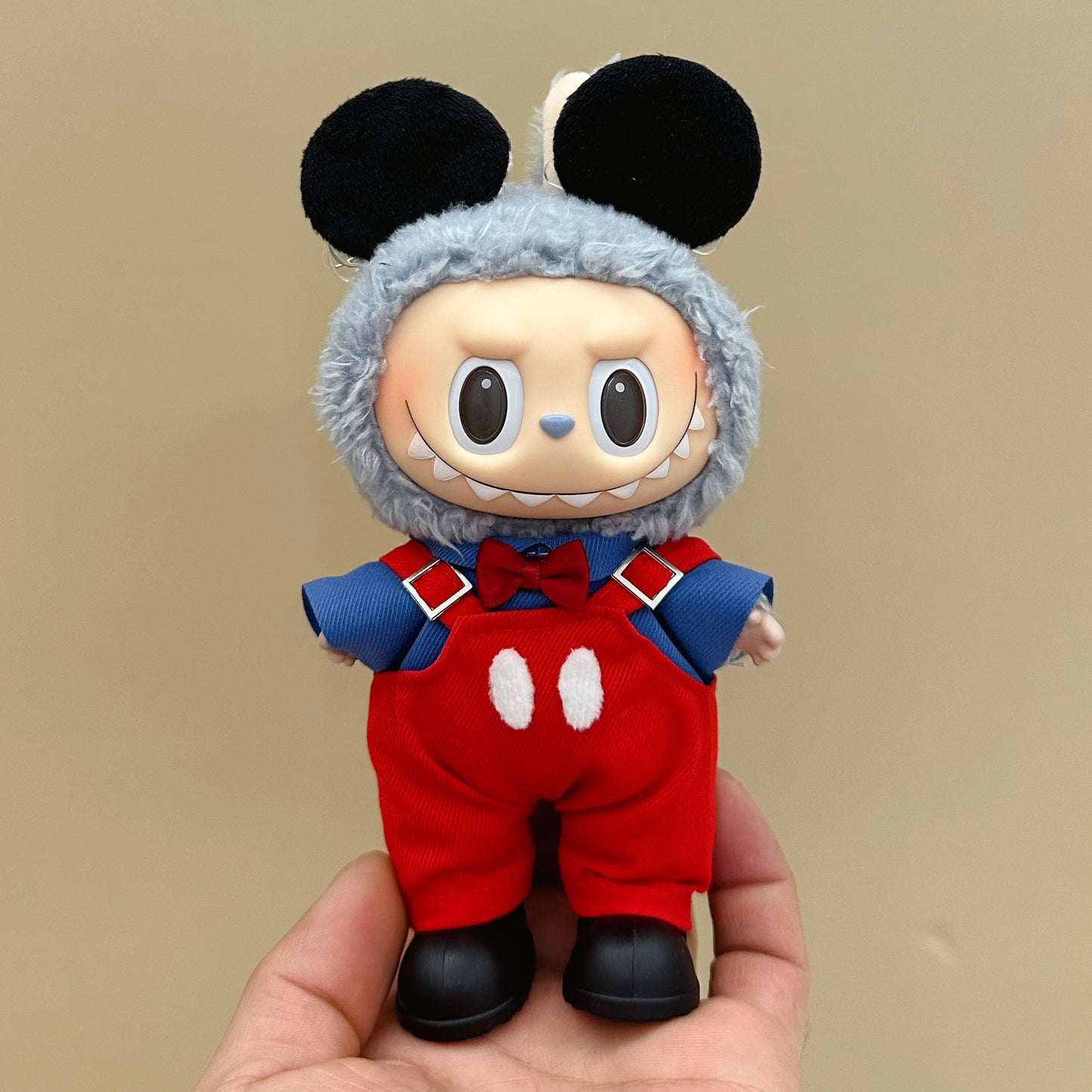 labubu doll clothes 17cm pull cloth clothes blind box doll skirt suit cute dress toy cross-border wholesale