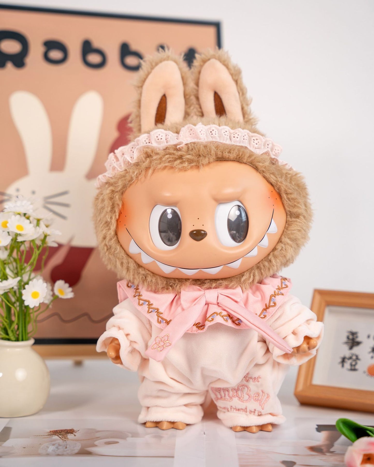 38cm Labubu Doll Clothes - Cute Outfits for Vinyl Dolls