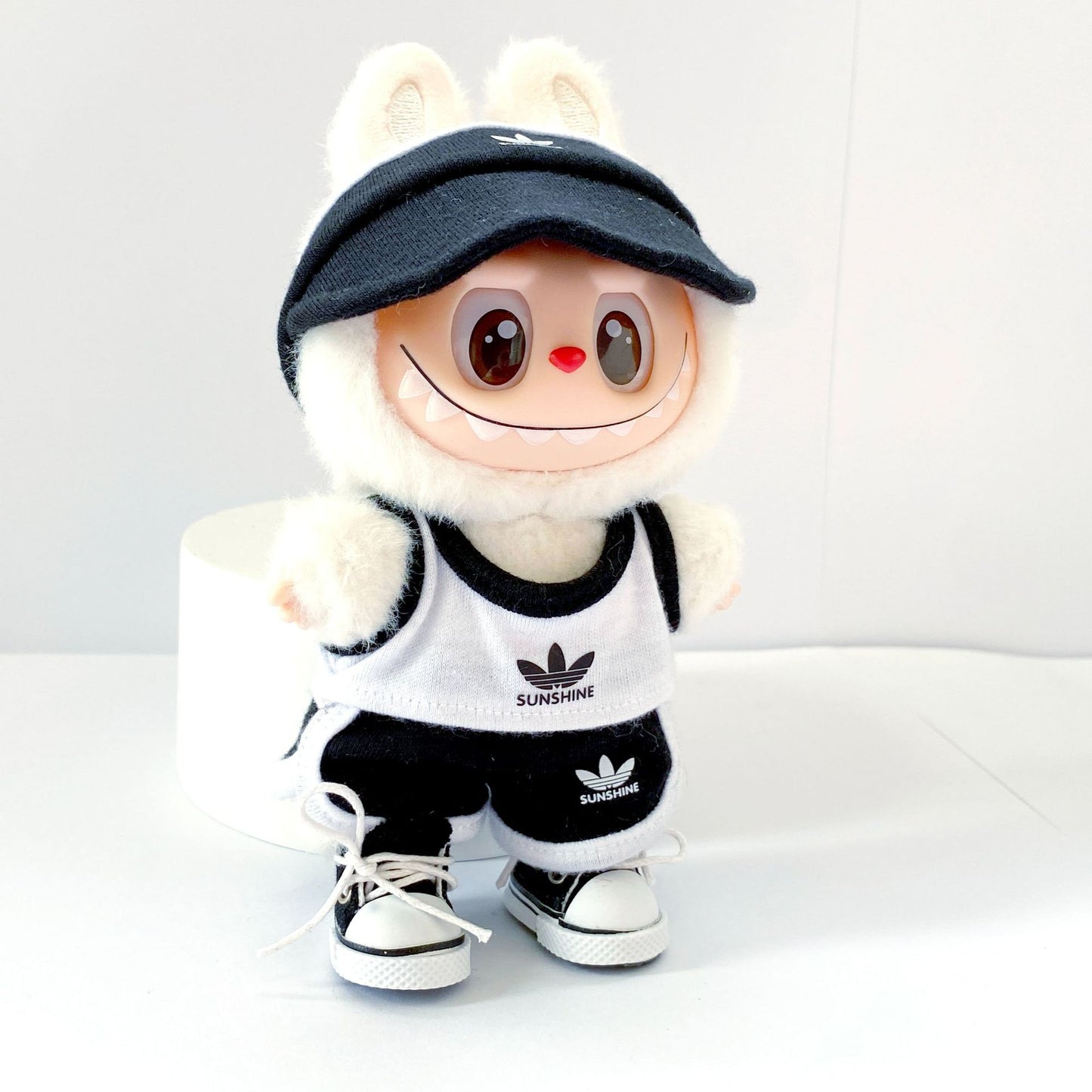 Labubu Doll Baseball Jersey Outfit - 17cm Sportswear for Vinyl Dolls