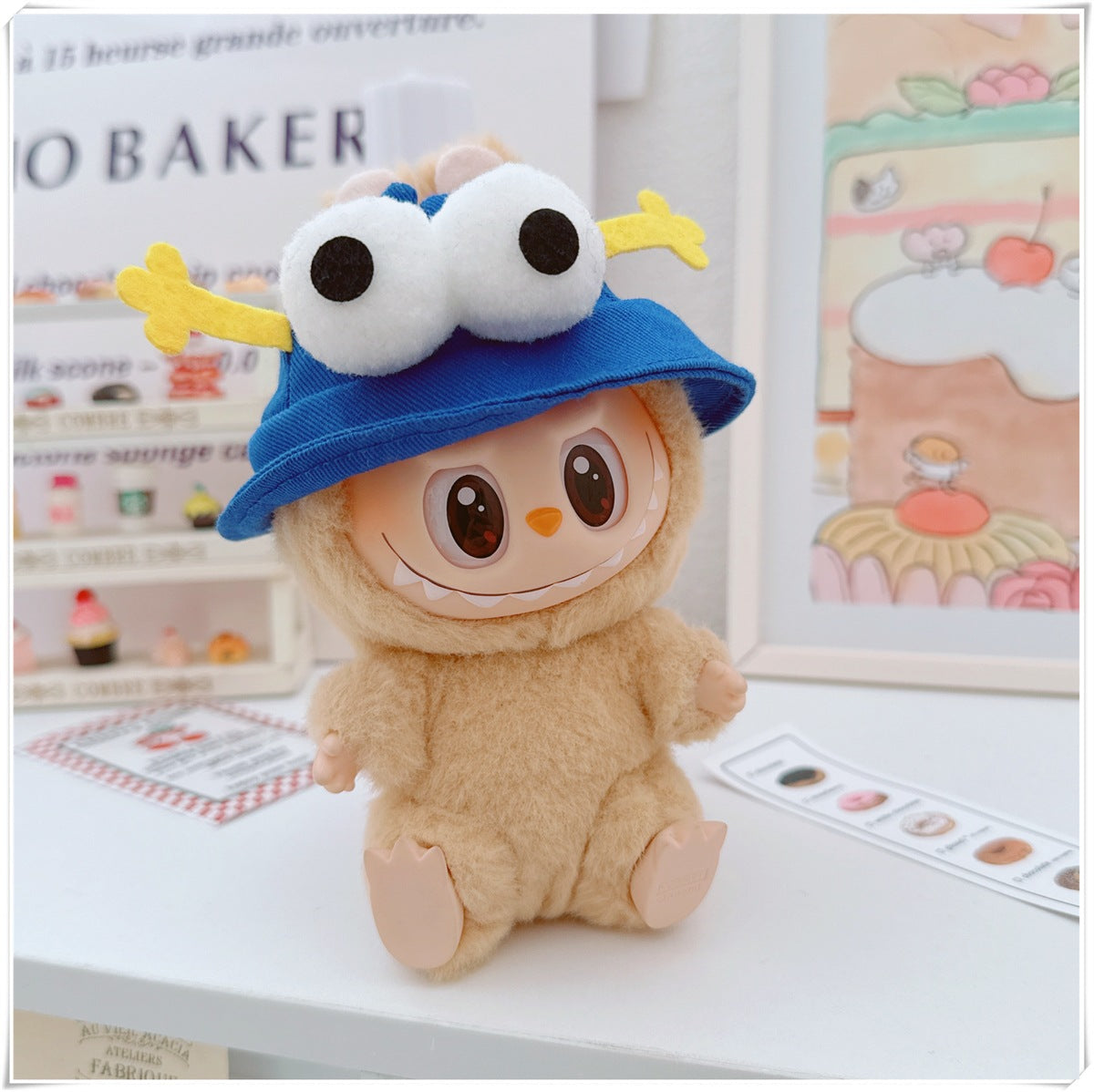 Labubu Doll Hooded Sweatshirt & Outfit Set for 10cm & 17cm Dolls