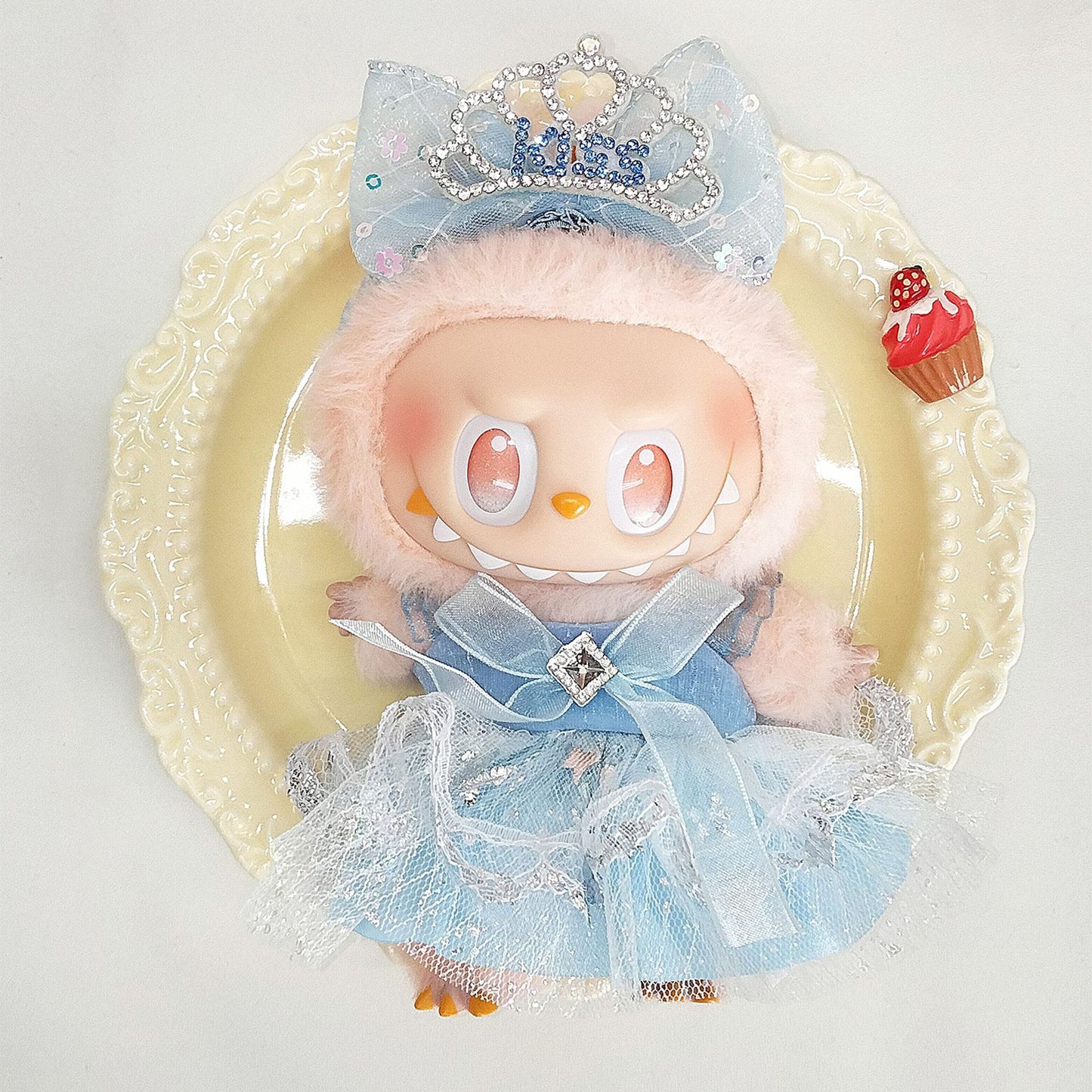 Labubu third generation doll clothes labubu 3.0 doll clothes generation second generation sitting party for blind box clothes 17cm