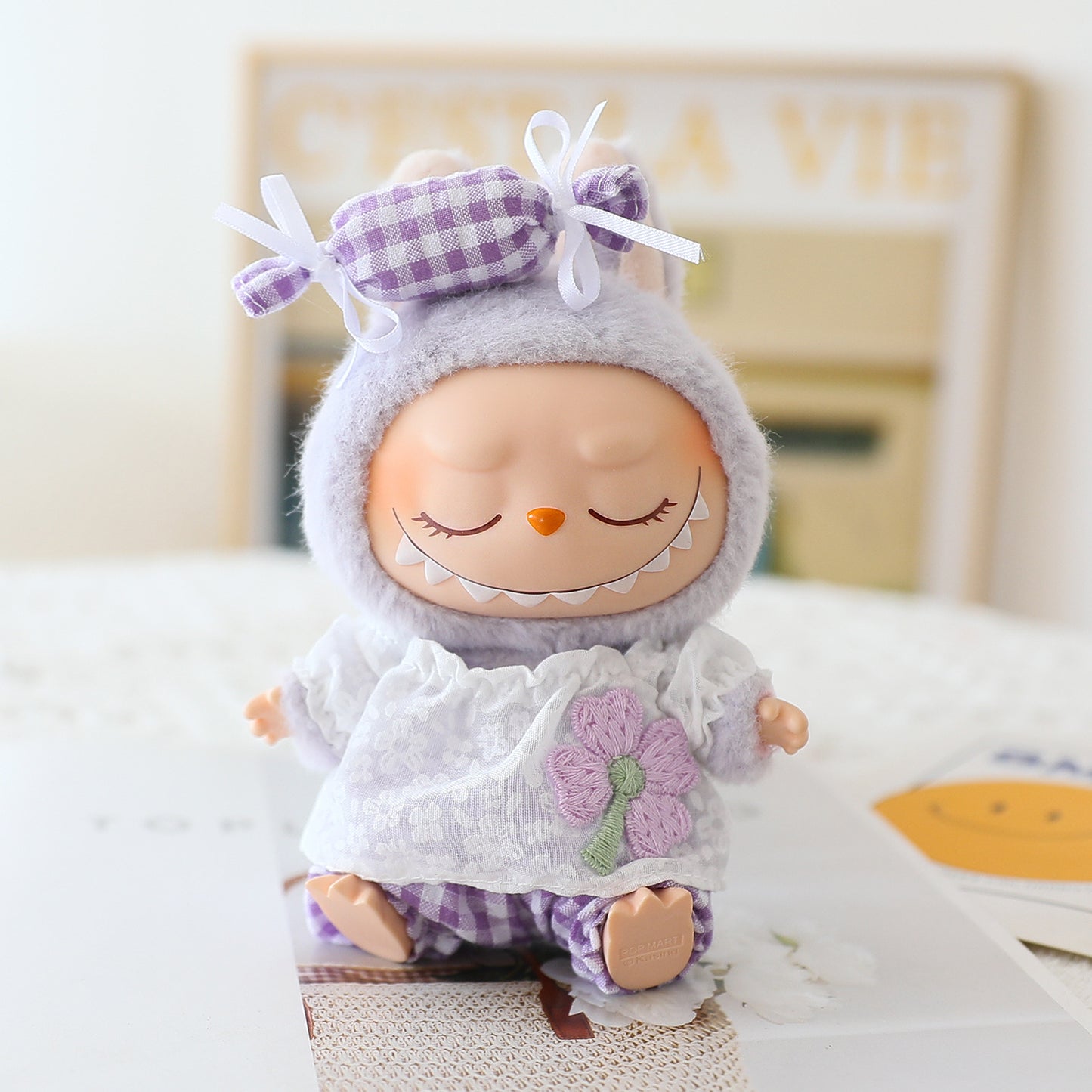 Only Clothes Labubu Clothes First Generation Second Generation Third Generation Labubu Pendant Summer Replacement Four-Leaf Clover Candy