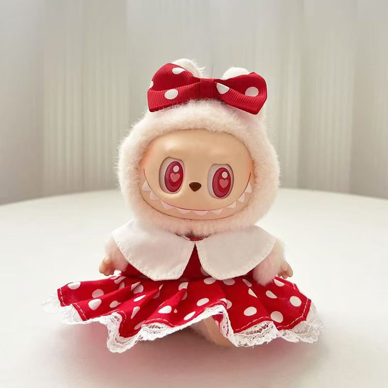 Labubu Doll Outfit Set - 15-17cm Cute Clothes & Accessories
