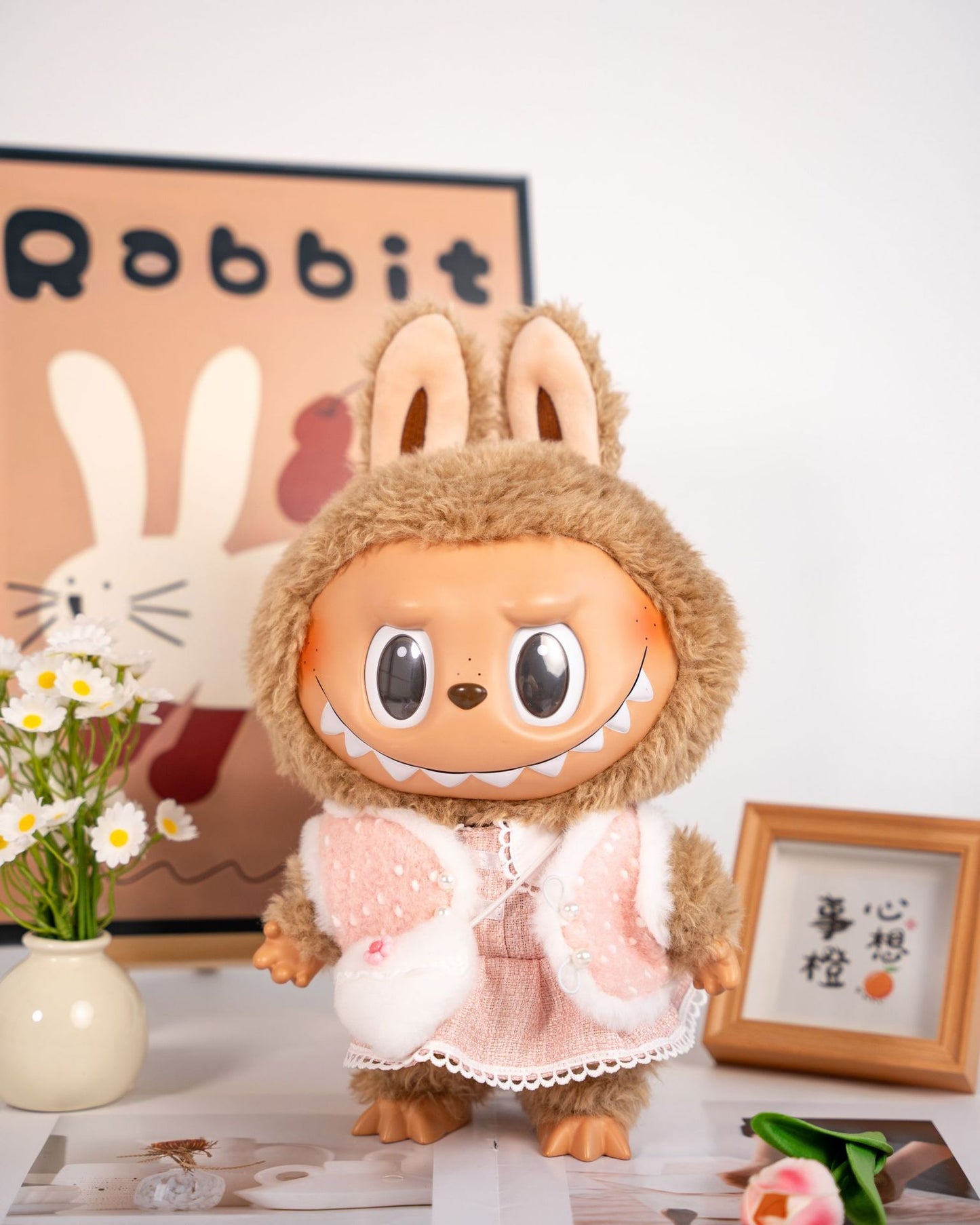 38cm Labubu Doll Clothes - Cute Outfits for Vinyl Dolls