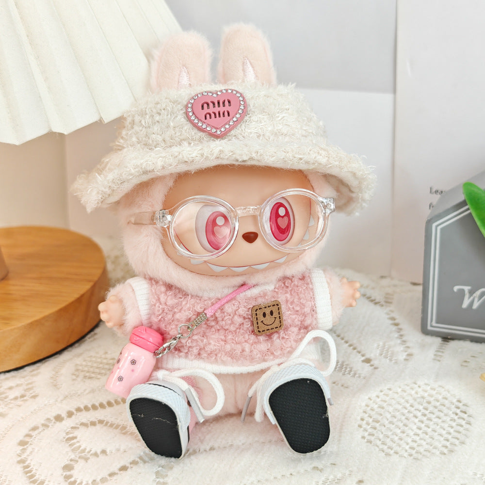 Labubu Doll Outfit Set - Cute Baby Clothes & Accessories for Vinyl Dolls