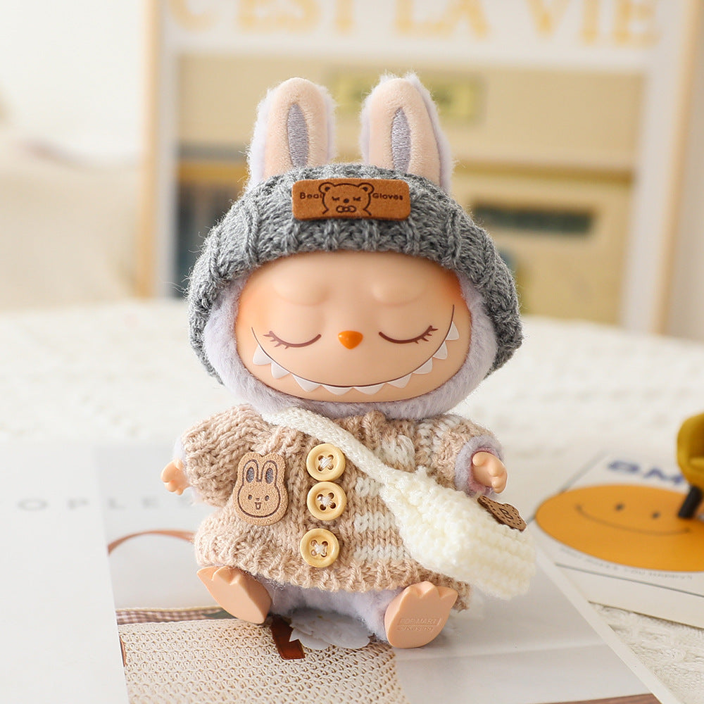 Labubu Baby Clothes Generation Two Generation Three Generation Labubu Clothes Wear Sweater Shoes Vinyl Pendant Replacement Glasses