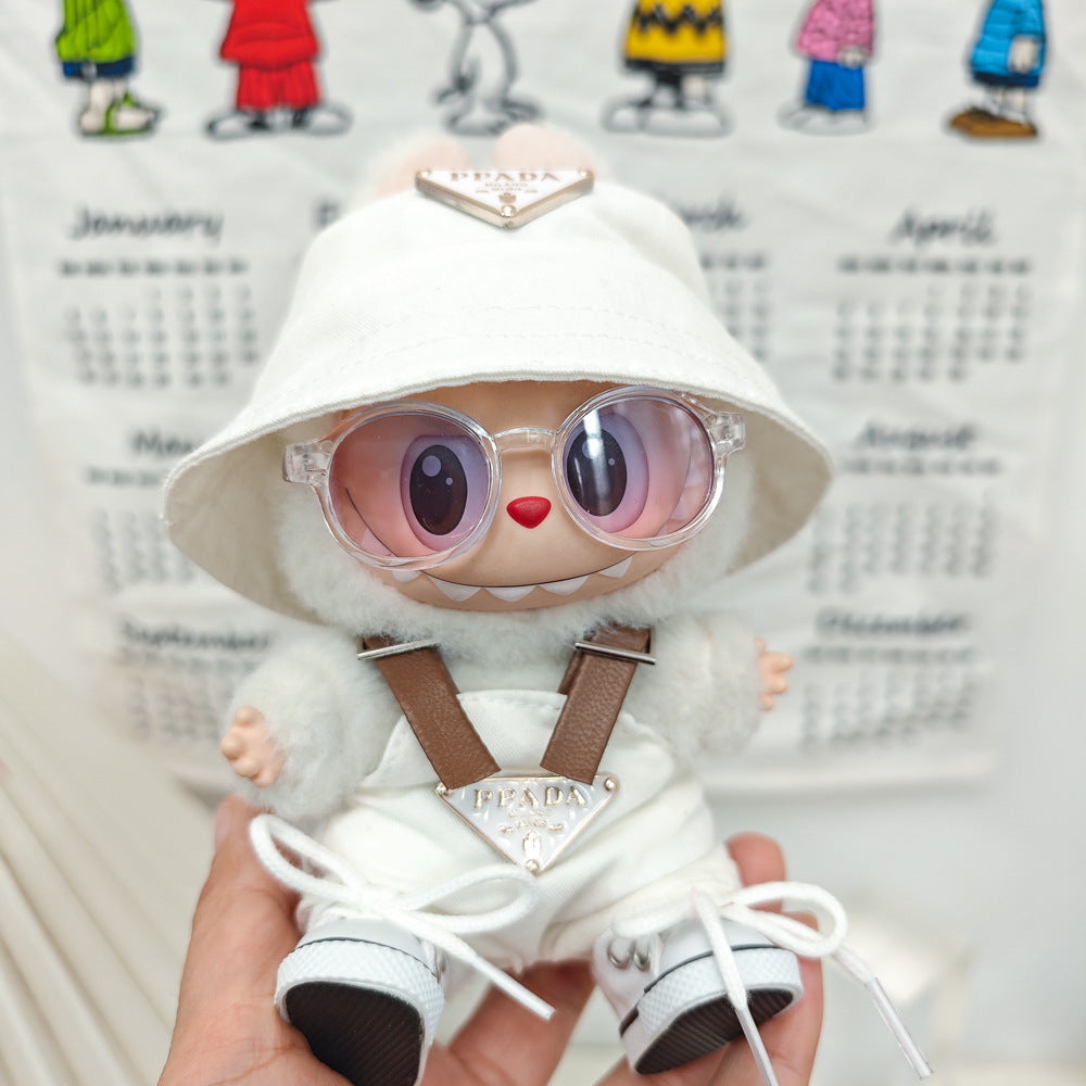 Labubu Doll Outfit Set - Trendy Clothes & Accessories for 17cm Vinyl Pendant