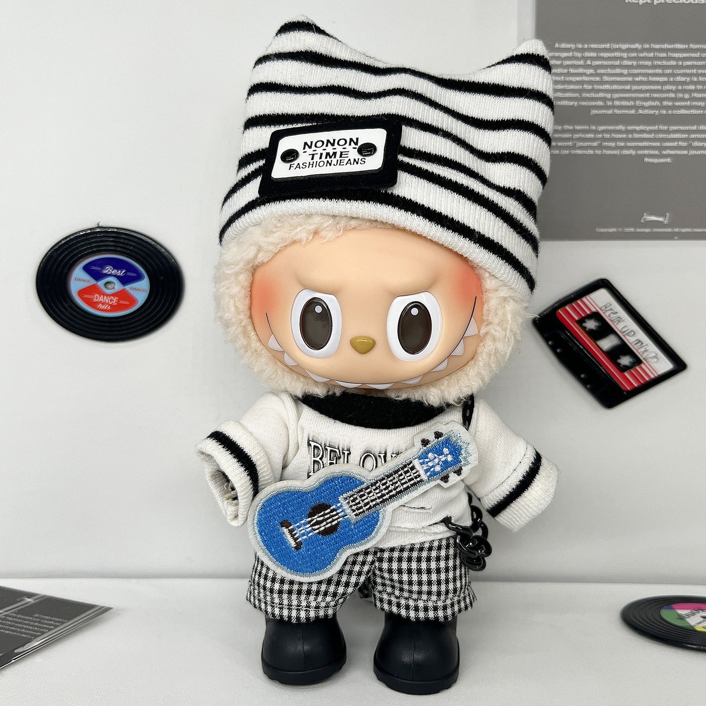 Labubu third generation doll clothes labubu 3.0 doll clothes generation second generation sitting party for blind box clothes 17cm