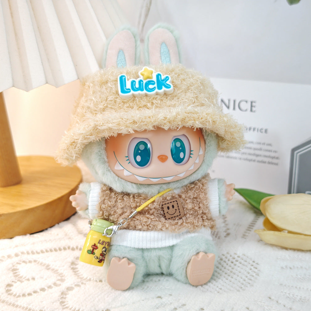 Labubu Doll Outfit Set - Cute Baby Clothes & Accessories for Vinyl Dolls