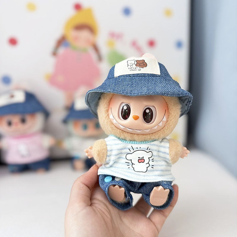 Labubu Doll Outfit Set - 15-17cm Cute Clothes & Accessories