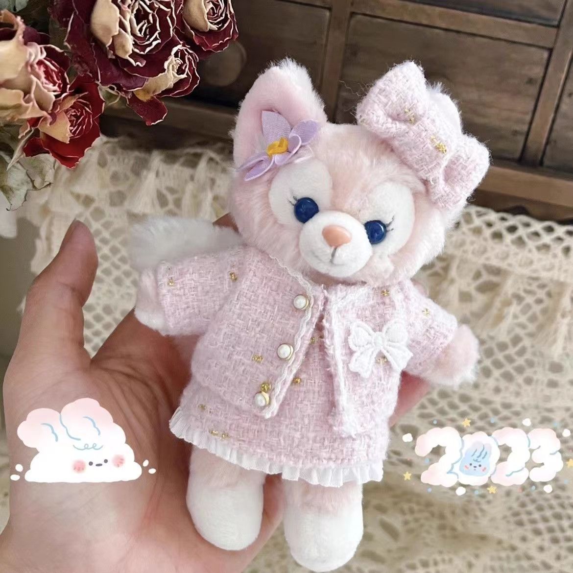 Labubu Doll Clothes for 17cm Vinyl Pendant Doll - Skirts & Outfits