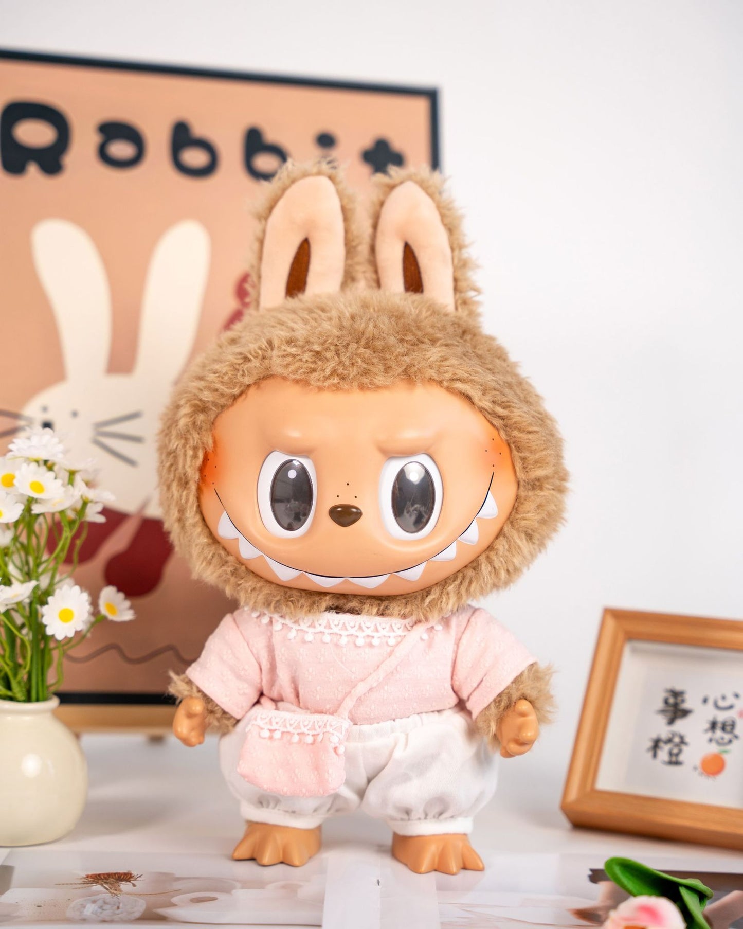 38cm Labubu Doll Clothes - Cute Outfits for Vinyl Dolls