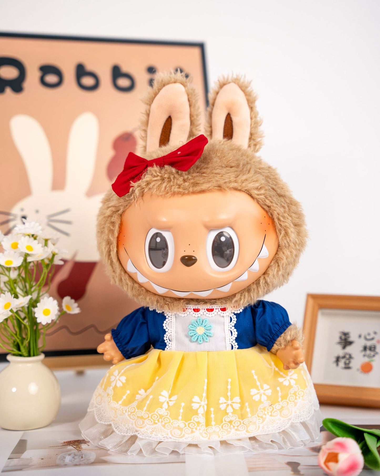 38cm Labubu Doll Clothes - Cute Outfits for Vinyl Dolls