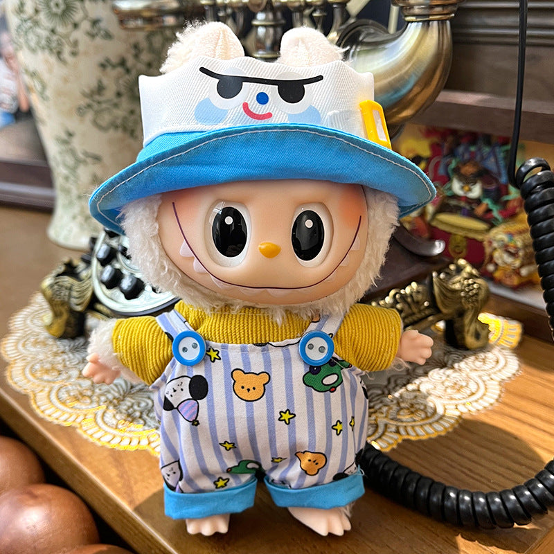 17cm Labubu Doll Baby Clothes Outfit - Casual Suit for Labubu Dolls
