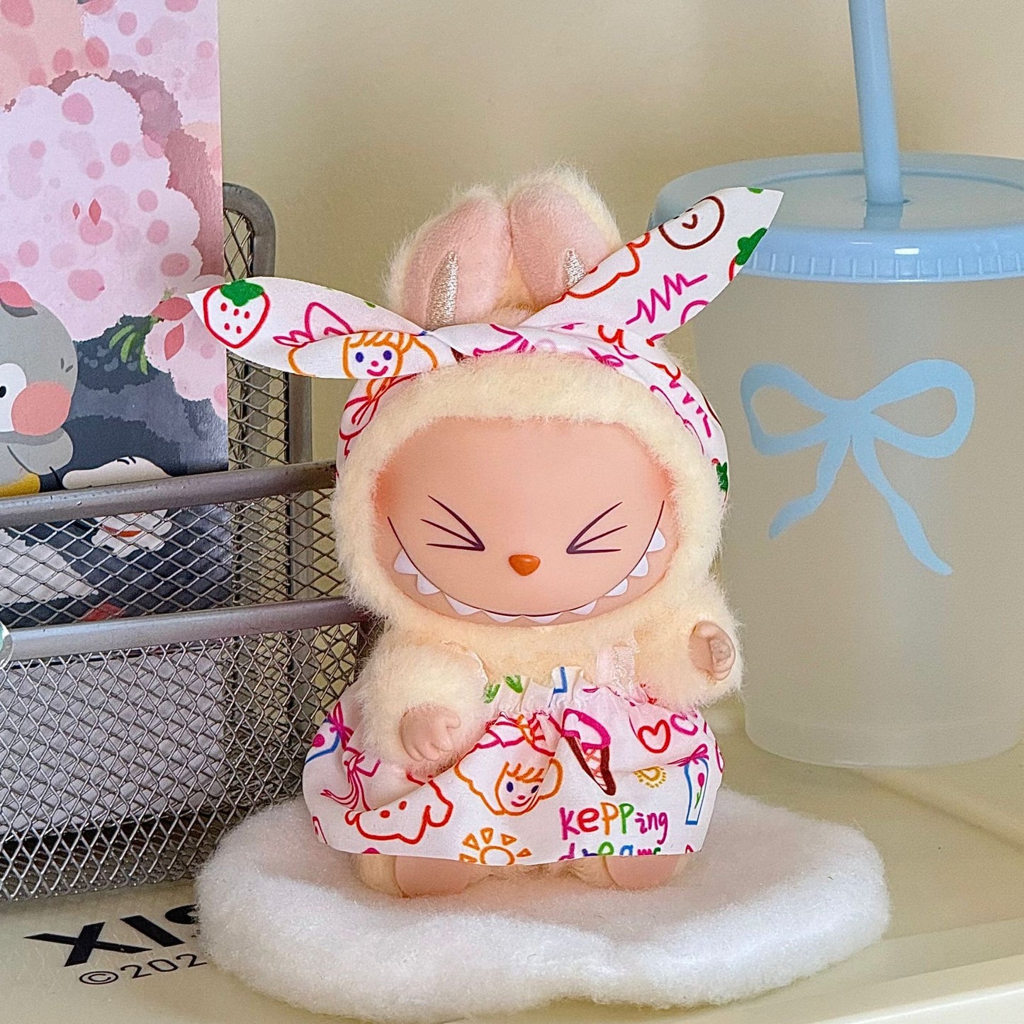 17cm Labubu doll clothes suit 17cm Labubu generation two generation doll pendant clothes wholesale