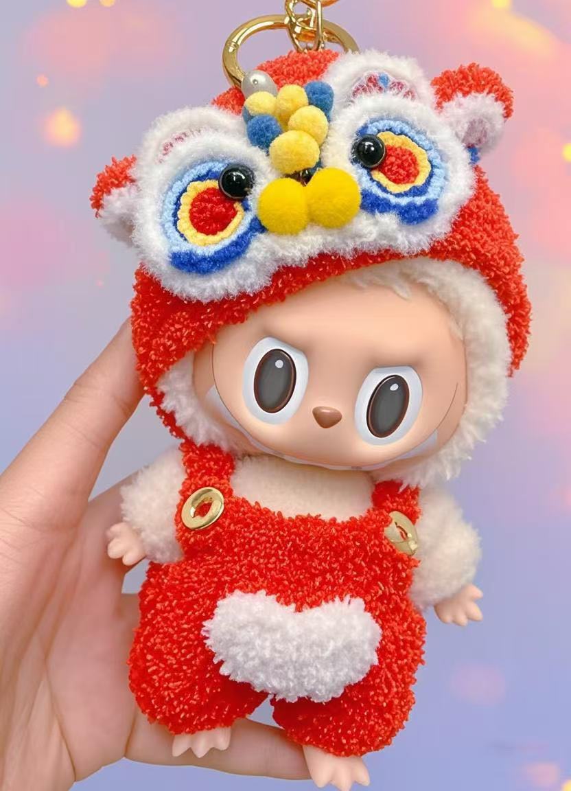 Labubu Doll Clothes 17cm Hand-Crocheted Outfits for 1st & 3rd Gen