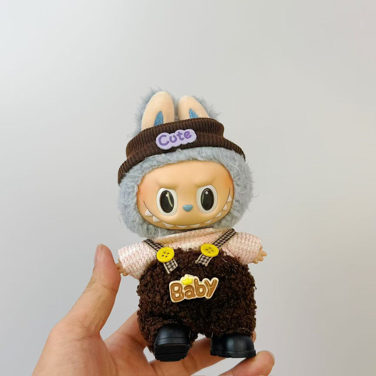 17cm Labubu Doll Clothes Set for 1st-3rd Gen Vinyl Dolls